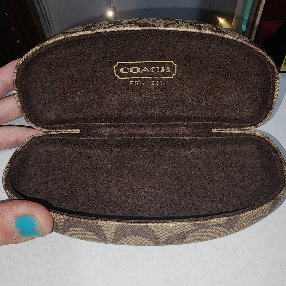 COACH glasses case